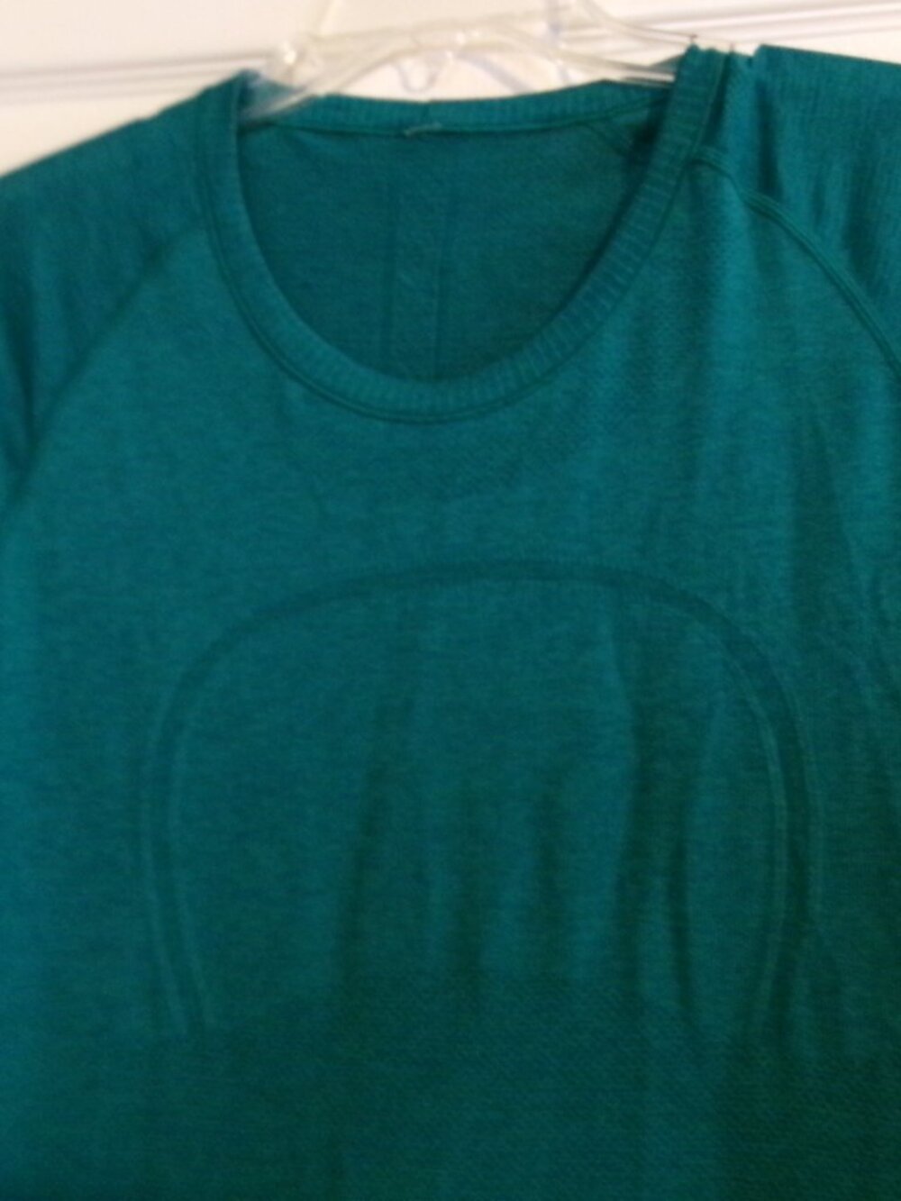 LULULEMON SWIFTLY TECH Short Sleeve Shirt Green Size 10 - Picture 2 of 3